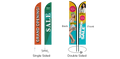 Feather flags - w/pole - 8feet